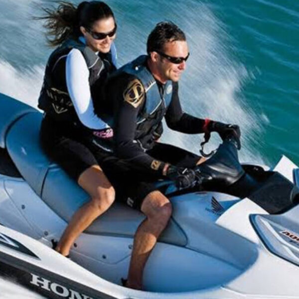 Jet ski with instructor